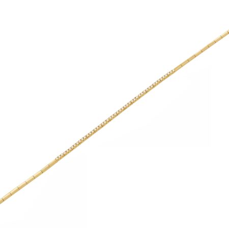 Βραχιόλι Με Μπριγιάν Σε Χρυσό 18Κ