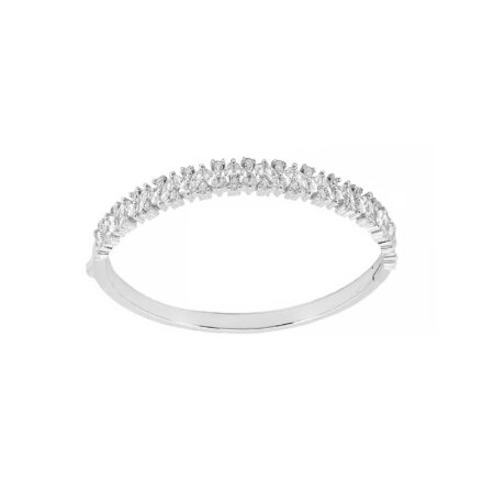 Βραχιόλι Χειροπέδα Ασημένιο 925 Με Πέτρες Ζιργκόν