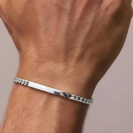 Βραχιόλι Ταυτότητα Ανδρικό Ασημένιο 925