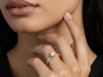 Χρυσό Δαχτυλίδι Swarovski Δίχρωμο 14 Καρατίων