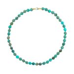 Κολιέ Με Imperial Jasper Και Χρυσό Κούμπωμα 14Κ