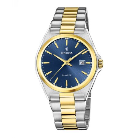 Δίχρωμο Ρολόι Festina Ανδρικό Με Μπρασελέ (F20554/4)