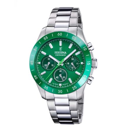 Festina Ρολόι Με Πράσινο Καντράν (κωδ: F20693/5)